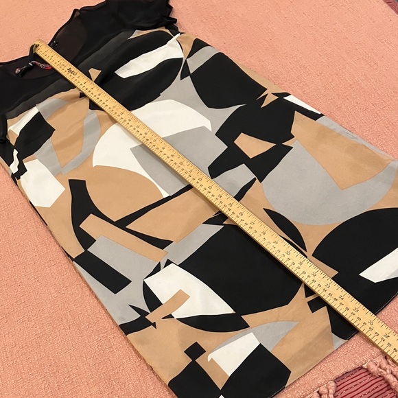 Donna Karan small wm’s Geometric Print Midi Dress - Picture 5 of 10